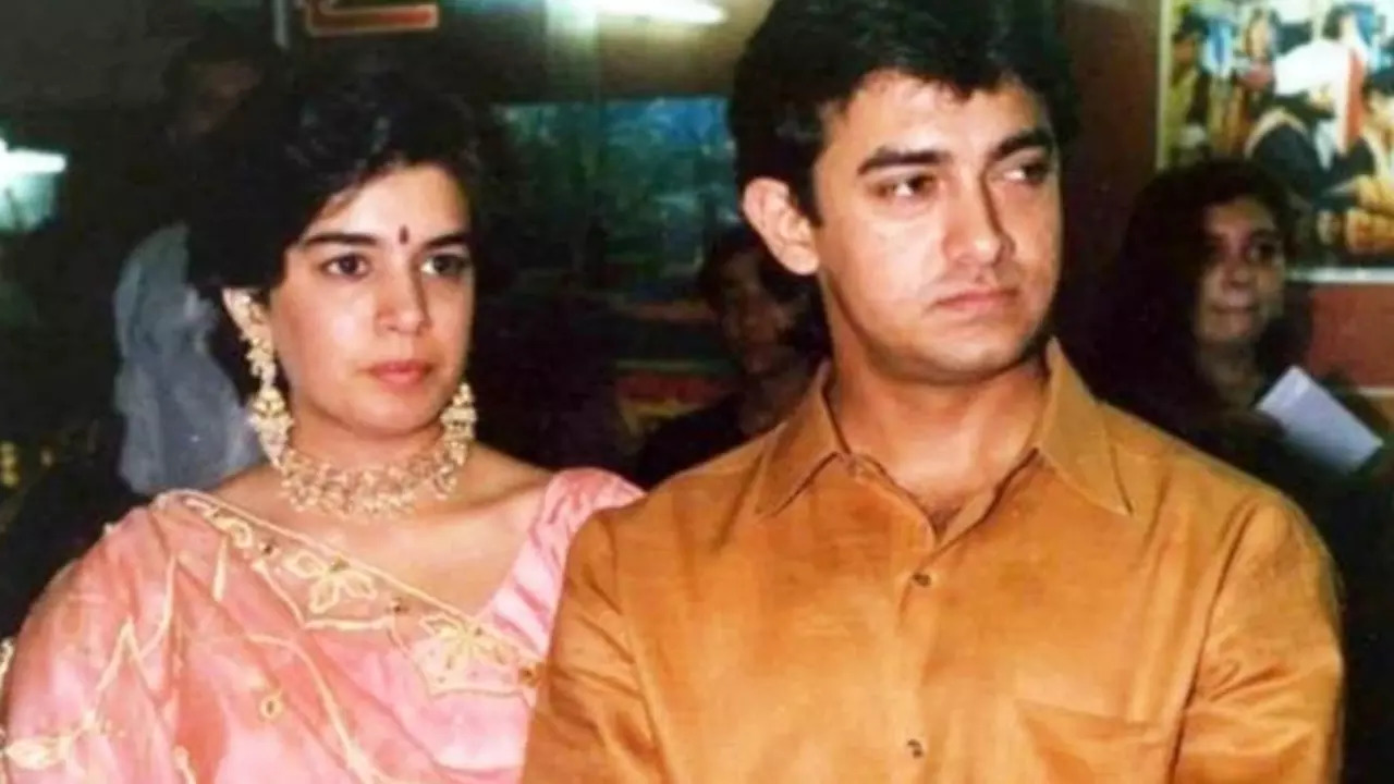 Aamir Khan and Reena Dutta