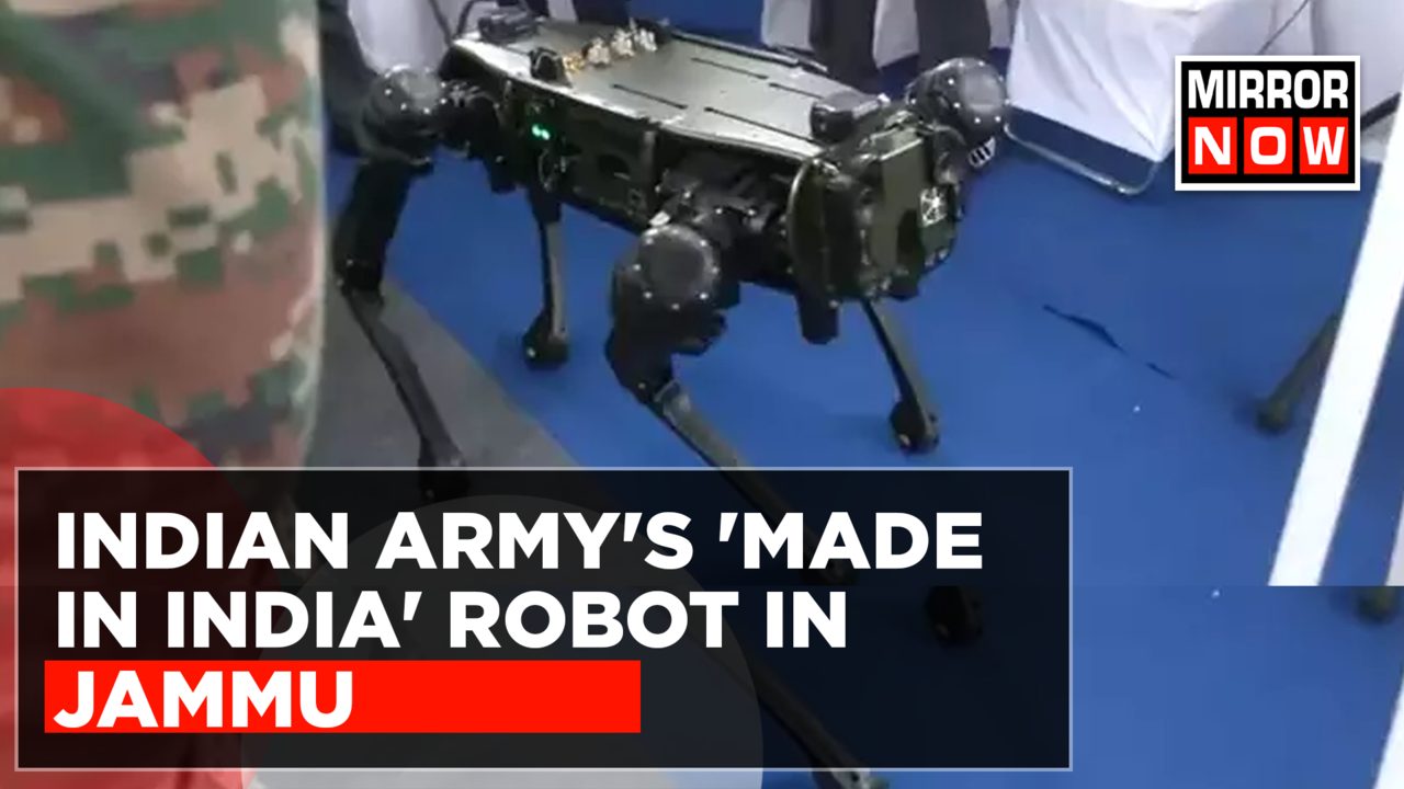 Indian Army's 'Made In India' Robot To Take On Enemies | Mirror Now ...