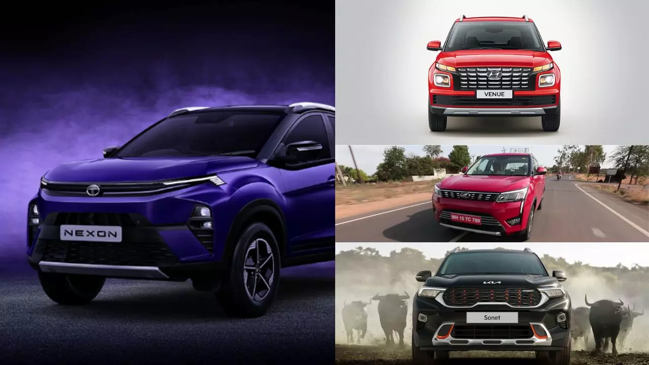 Tata Nexon vs Hyundai Venue vs Mahindra XUV300 vs Kia Sonet: The Maha Spec-Sheet Comparison