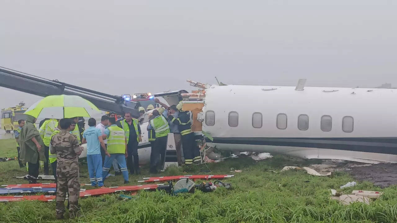 Flights Delayed At Mumbai Airport After Plane Crash Lands On Runway