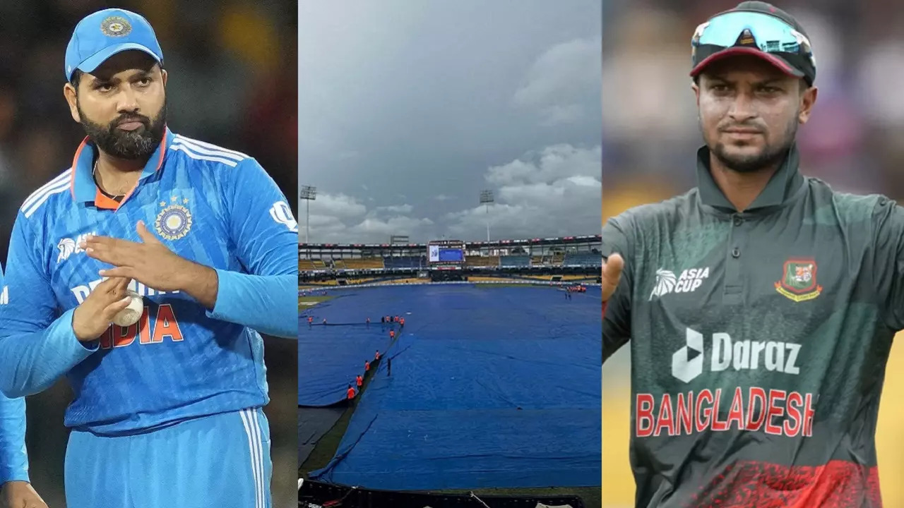 Rain Is Likely To Impact India's Final Super 4s Match Against Bangladesh on Friday