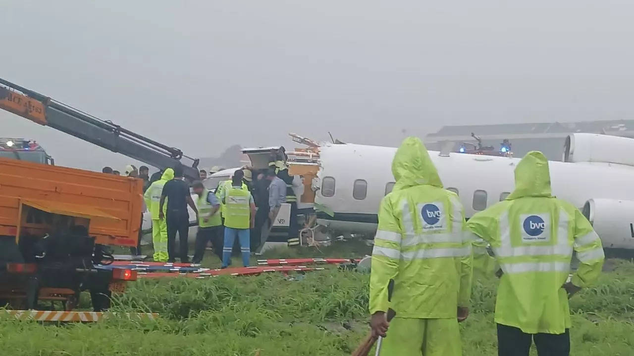 Mumbai Airport Runway Crash Delayed 40 Flights