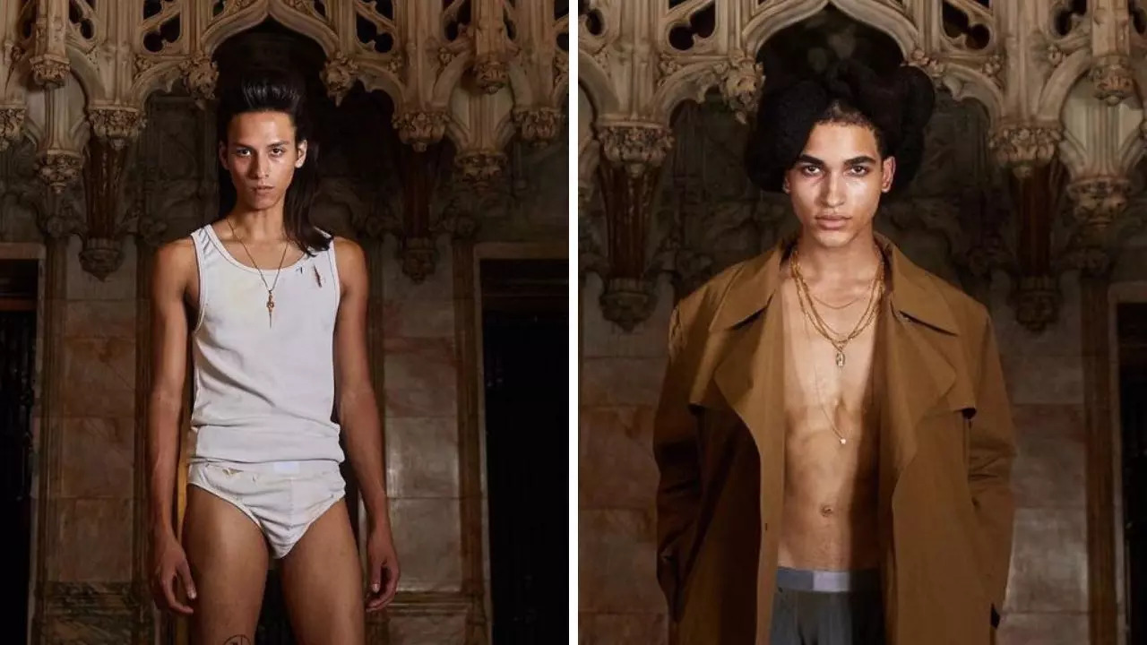 Willy Chavarria's new collection features tattered underwear