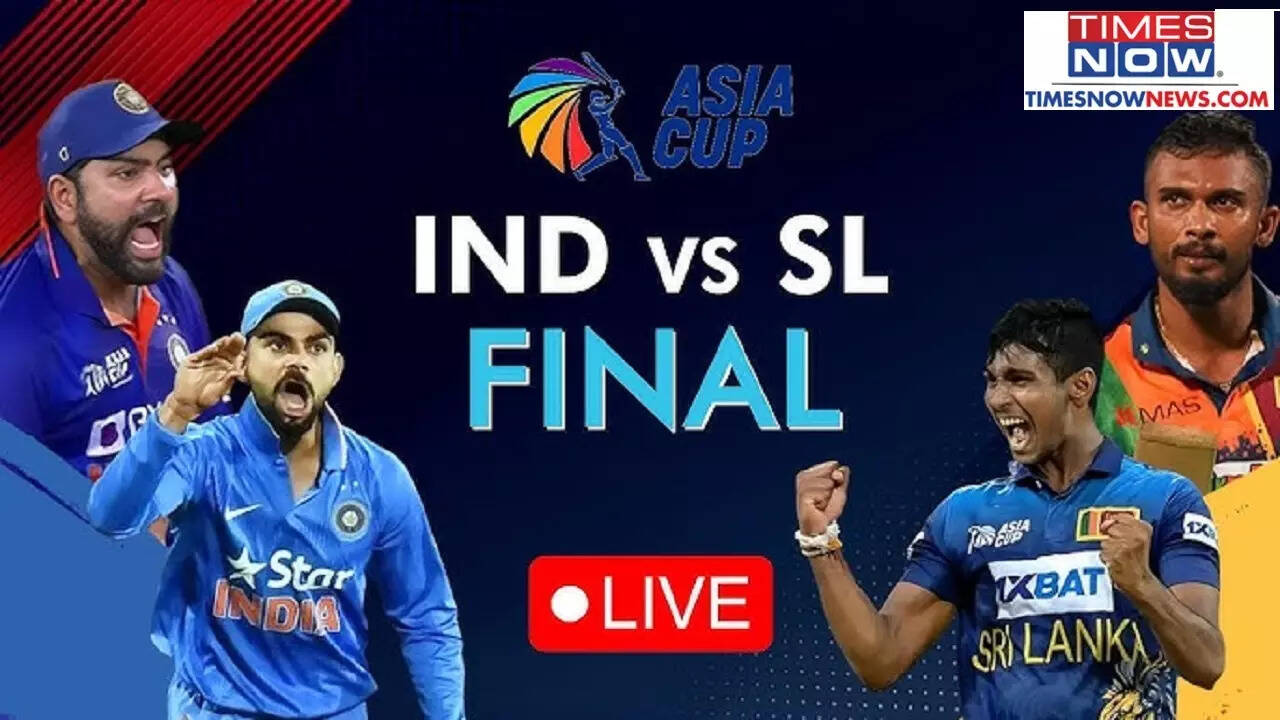 LIVE Cricket Score | India vs Sri Lanka Asia Cup 2023 Final - Times Now