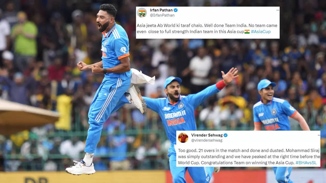 Asia Jeeta Ab World Ki Taraf Chalo: Netizens Rejoice As India Decimate Sri Lanka To Lift 8th Asia Cup Title