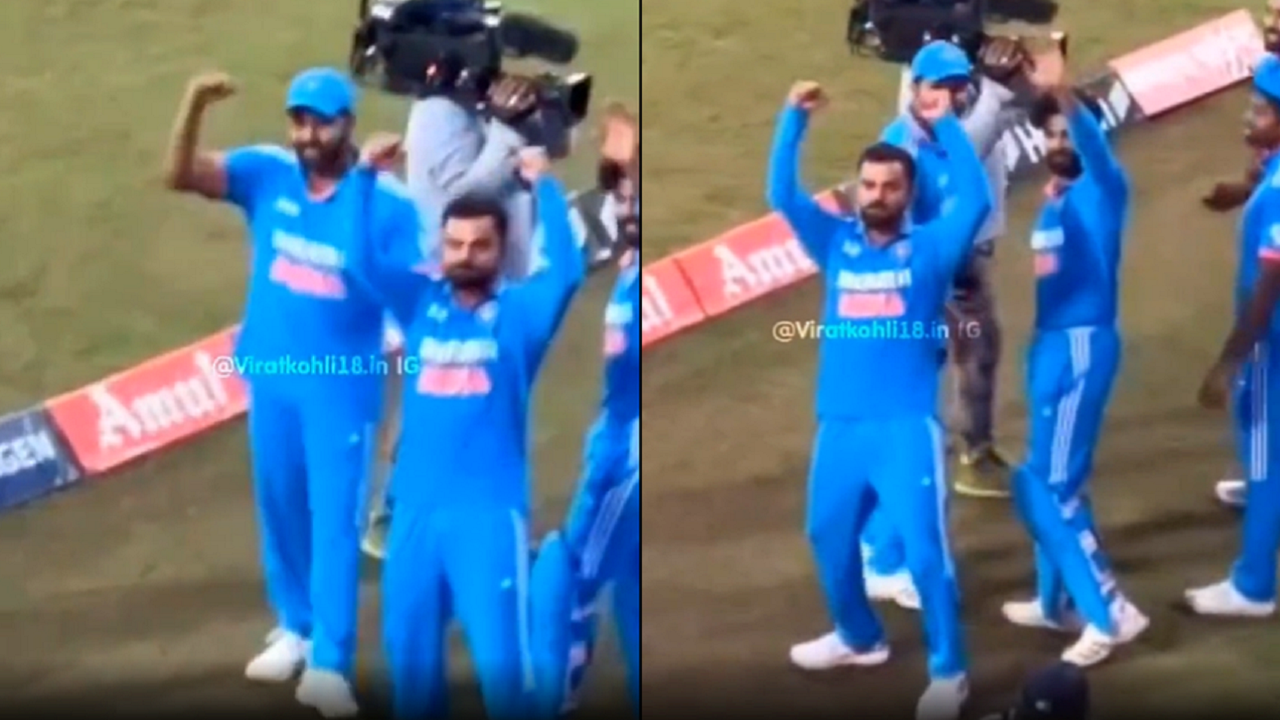 Virat Kohli and Rohit Sharma's celebration after India's win in Asia Cup 2023 final wins internet