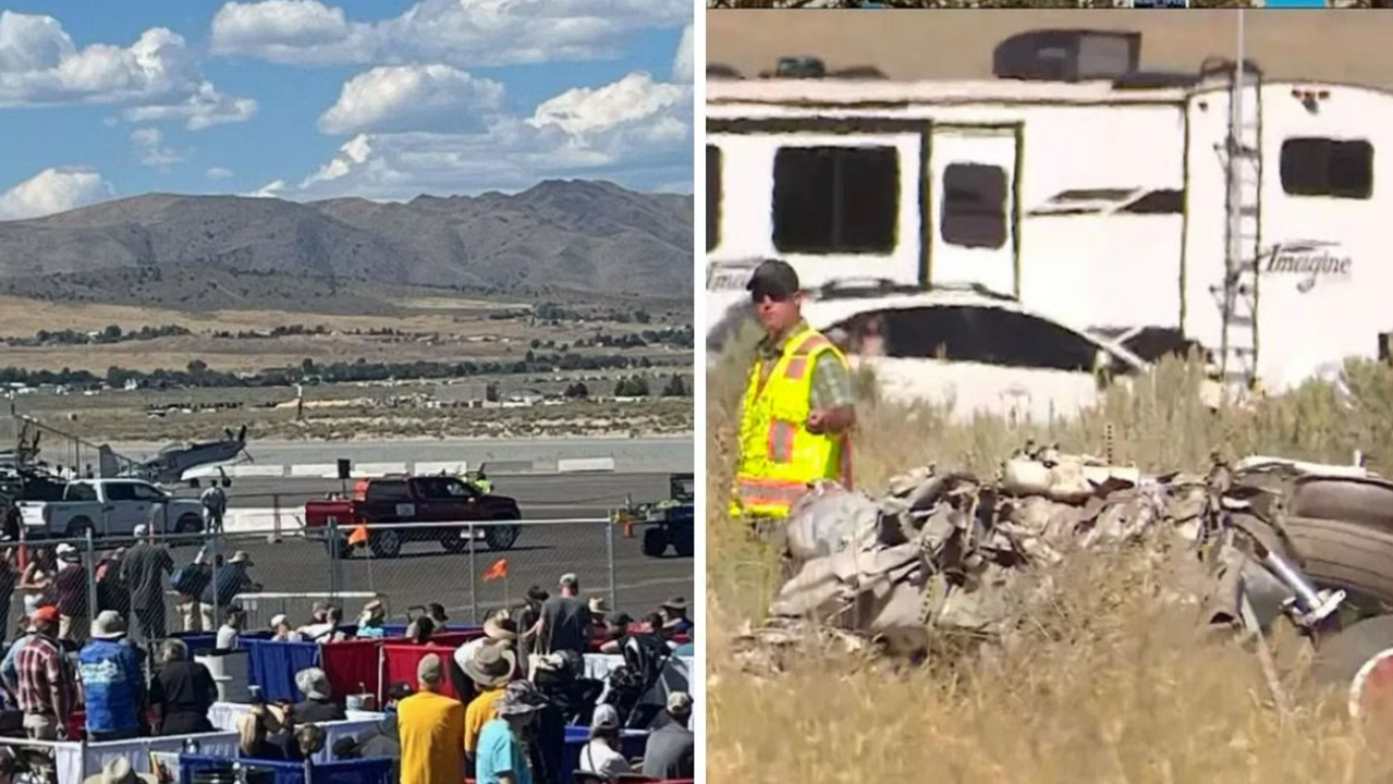 Two Planes collide at Reno Air Show In Nevada, Both Pilots Killed