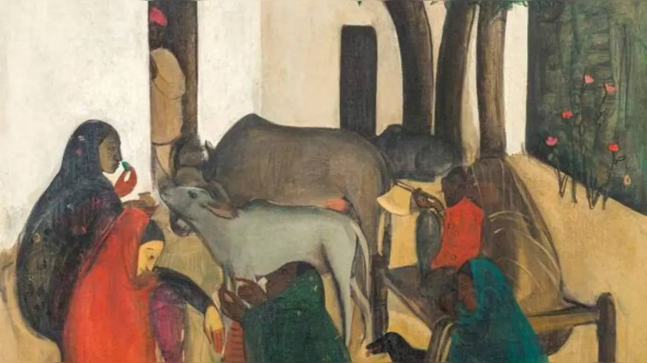 Gone For Rs 61.8 Crore Indian Artist s Painting Sold For Record