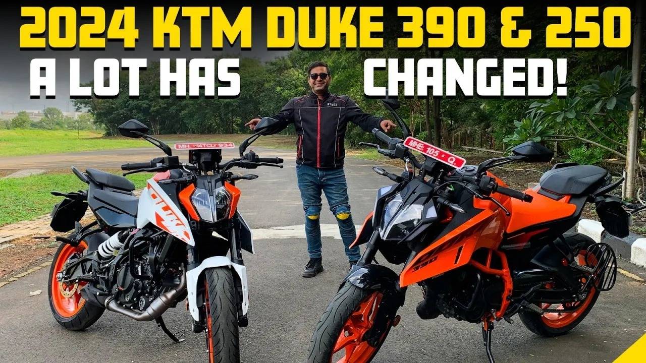 2024 KTM Duke 390 & 250 What's NEW Design, Features, Weight & Price