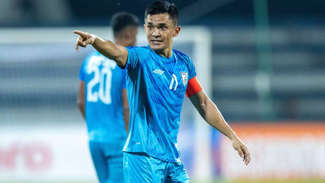 Indian Captain Sunil Chhetri