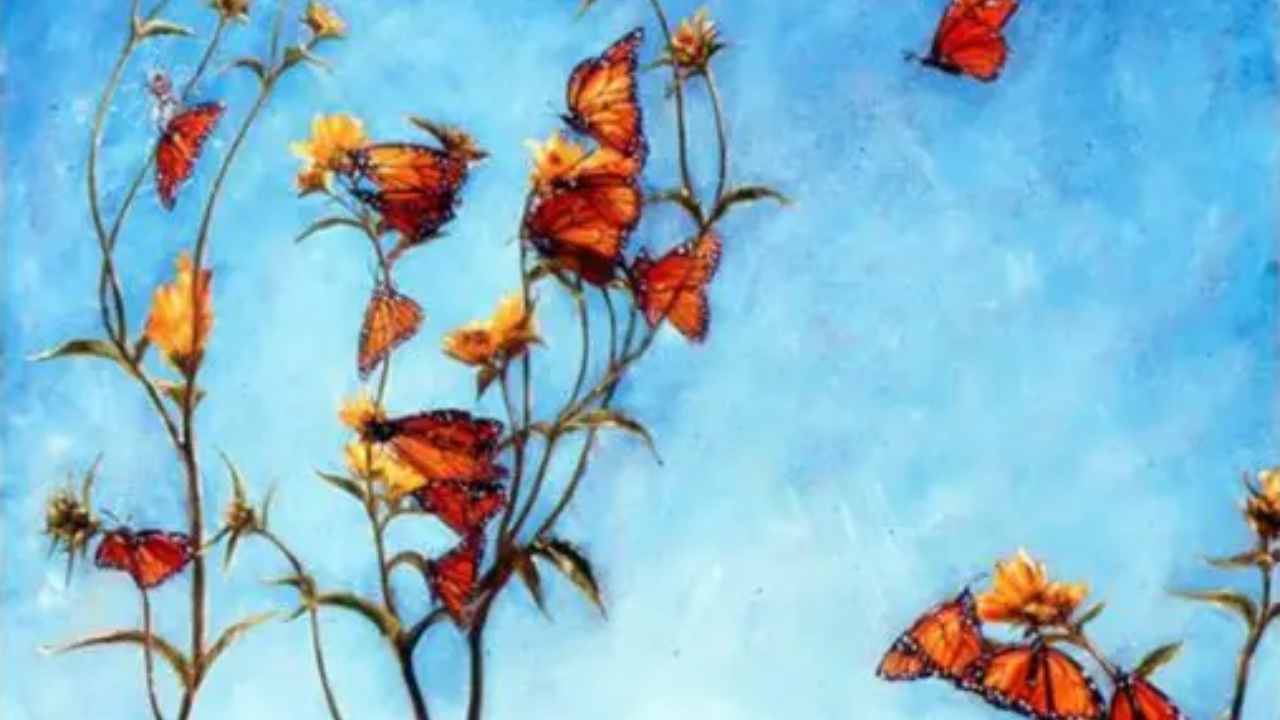 Optical Illusion Test Butterflies Face Sky Or Flowers What You See First Reveals How You 