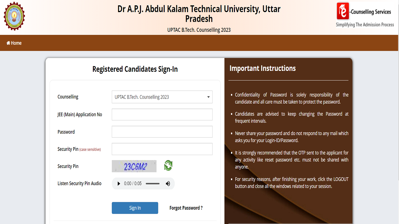 UPTAC Round 1 Result 2023 Released On Uptac.admissions.nic.in, Check ...