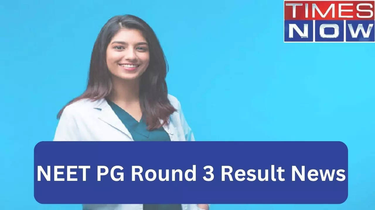 NEET PG Round 3 Result News