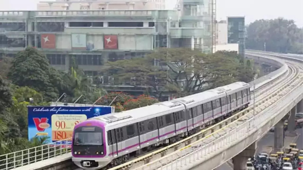 Baiyappanahalli-KR Puram metro line