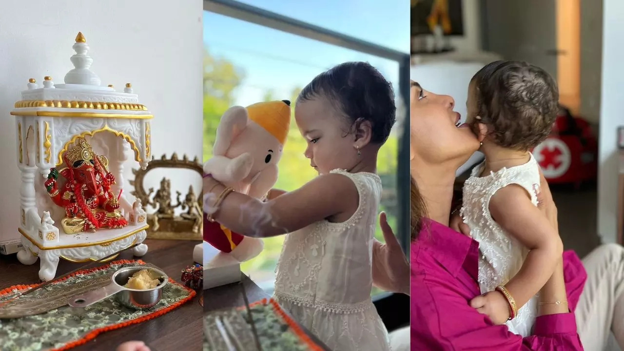 Oh My Friend Ganesha! Priyanka Chopra Shares ADORABLE Pics Of Daughter Malti 'And Her Ganpati'