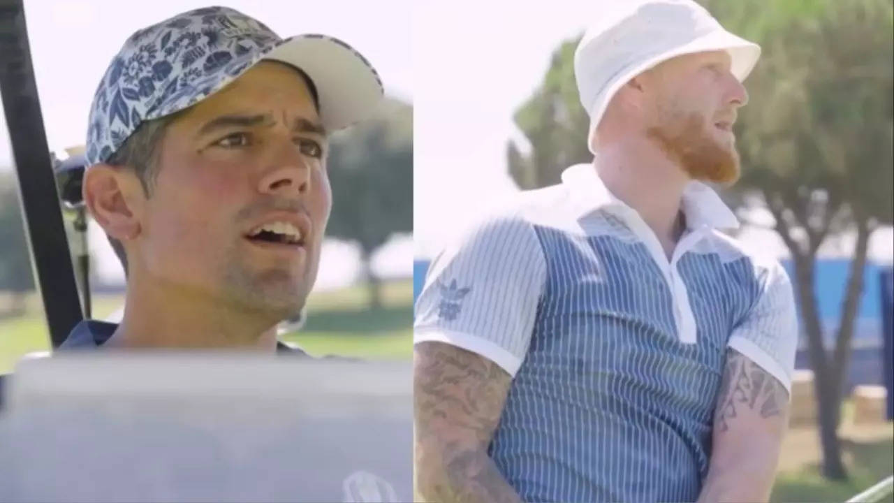 WATCH| You're A Joke: Alastair Cook's HILARIOUS Reaction To Ben Stokes Playing Golf Goes VIRAL