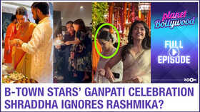 B-Town stars Ganesh Chaturthi celebration Shraddhas video of IGNORING Rashmika goes viral
