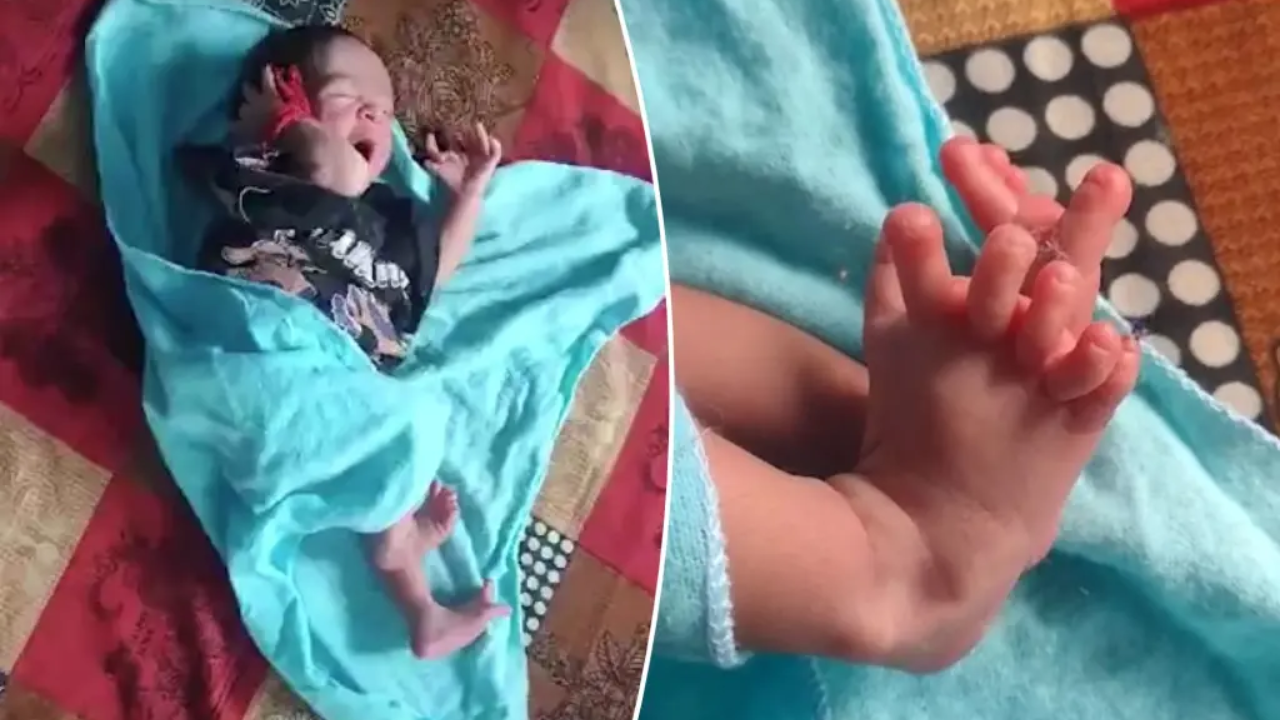 Baby Girl Born With 26 Fingers and Toes in Rajasthan, Family Belives Shes Devi Ka Avatar Viral News, Times picture