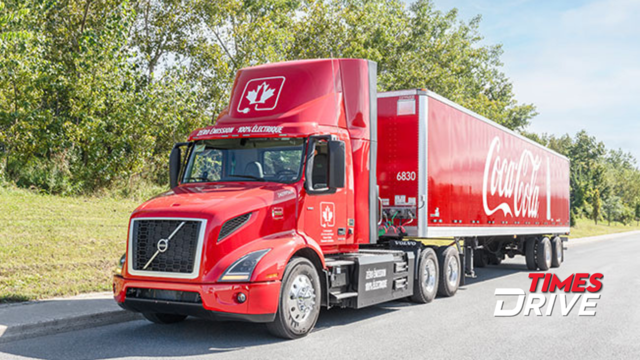 Iconic Red Coca Cola Truck Goes Electric With Volvo