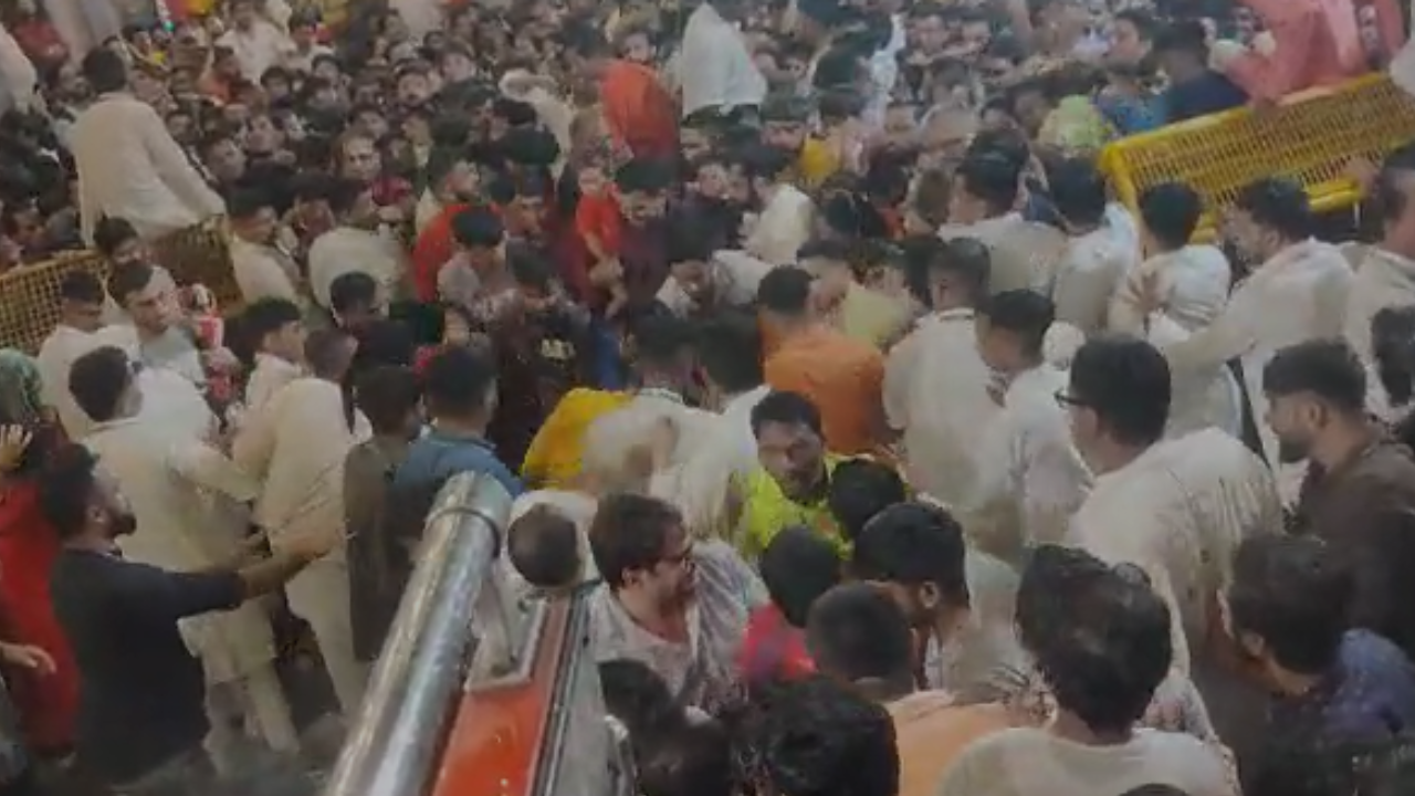 Near Stampede-Like Situation At Lalbaugcha Raja