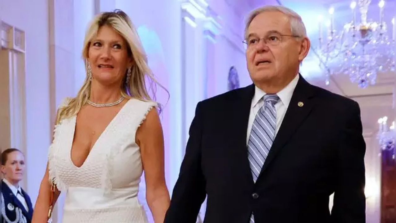 Bob Menendez and his wife Nadine Arslanian Menendez were indicted on bribery offenses