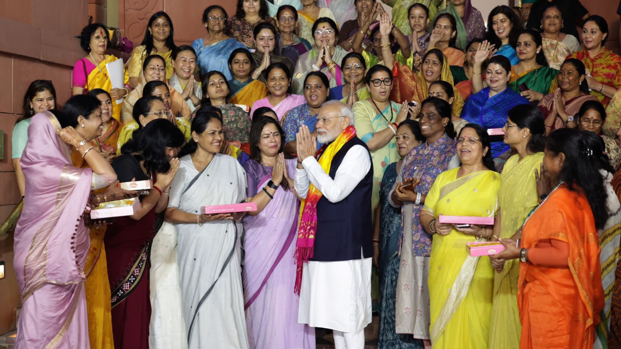 PM Modi at BJP HQ