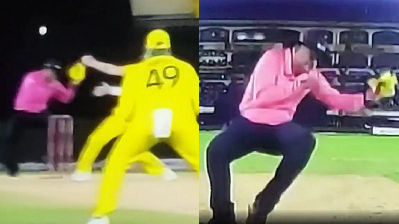 Adam Zampa saves umpire from suffering major injury during 1st IND-AUS ODI