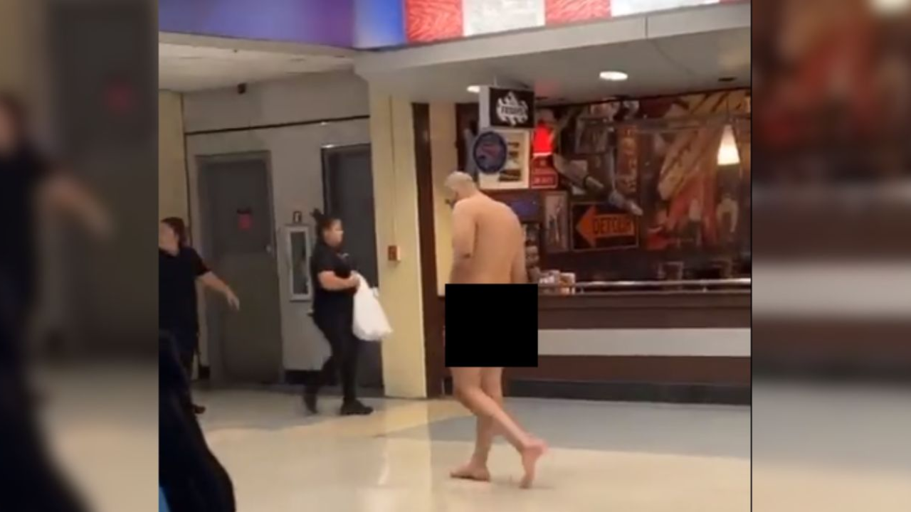 Naked Man Casually Walks Around Airport, Viral Video Sparks Outrage | Viral  News, Times Now