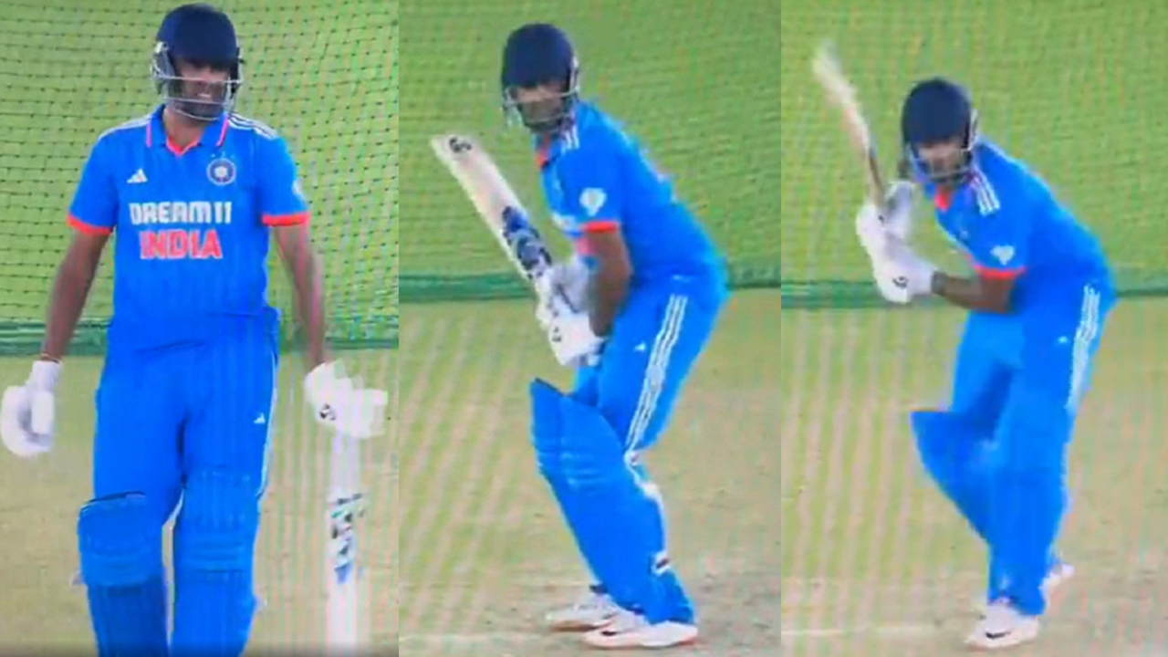 Video of R Ashwin batting in the nets after India's win over Australia goes viral