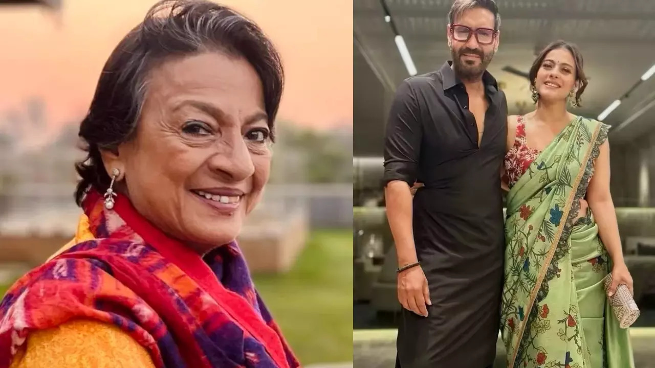 Ajay Devgn and Kajol's wish for Tanuja