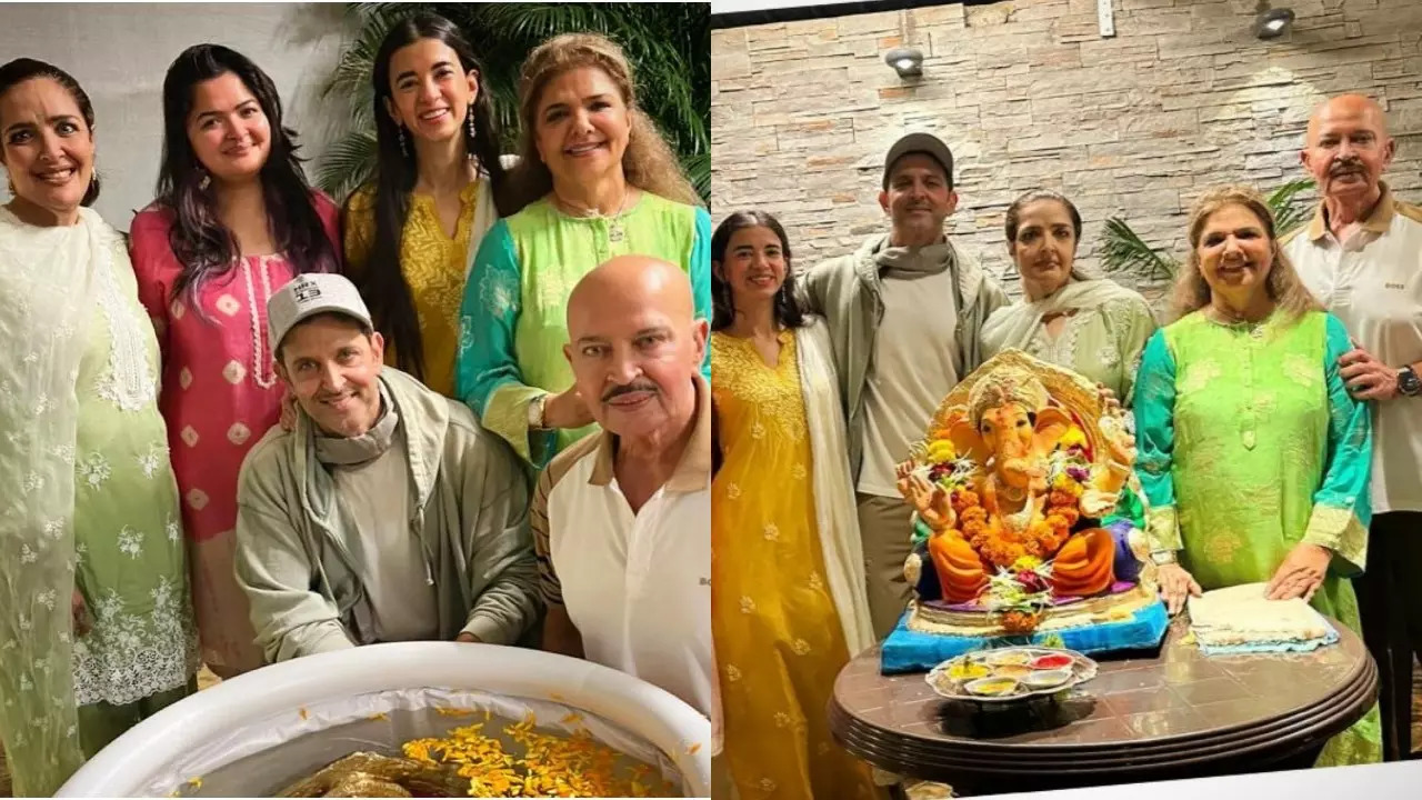 Hrithik Roshan Ganpathi Visarjan