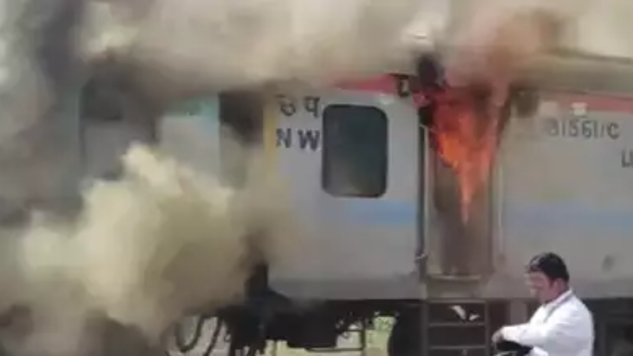 Fire In Train