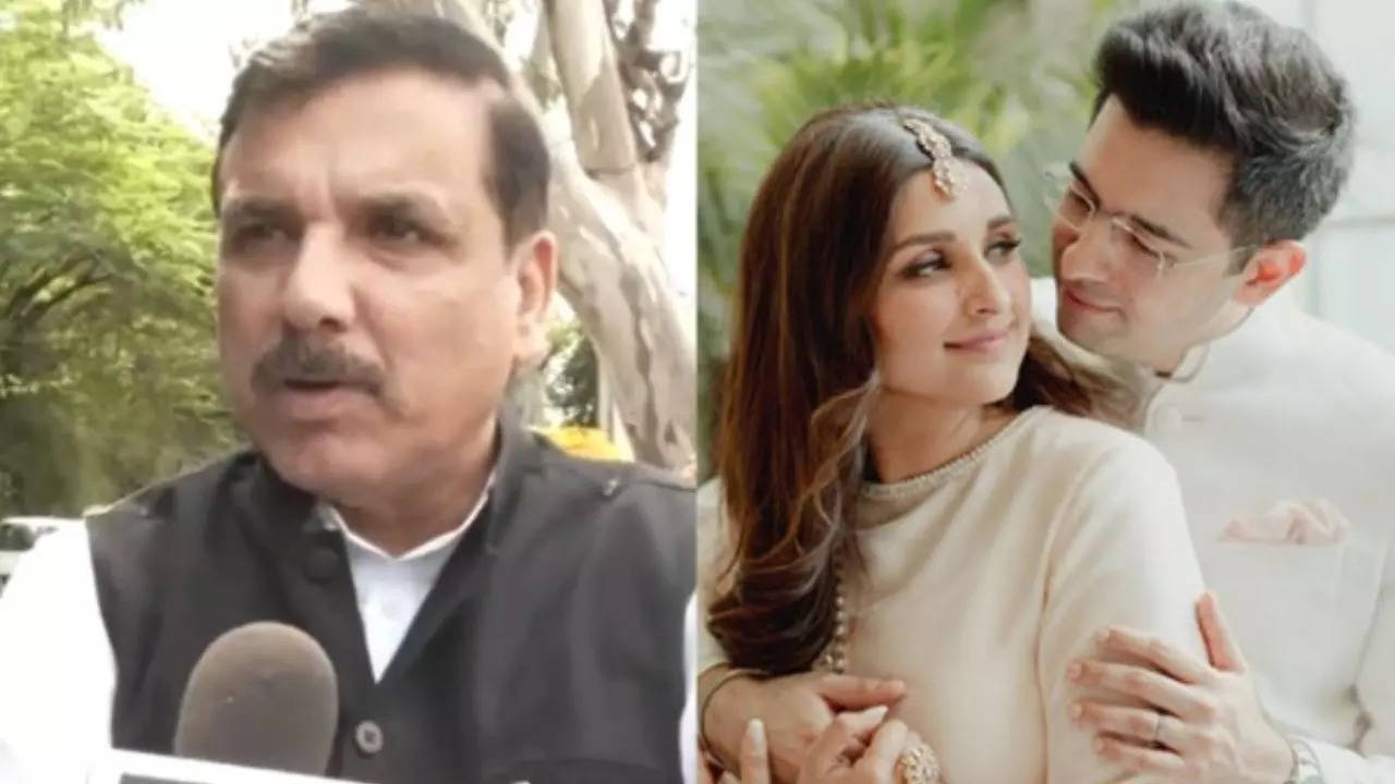 AAP leader Sanjay Singh Congratulates Parineeti Chopra, Raghav Chadha