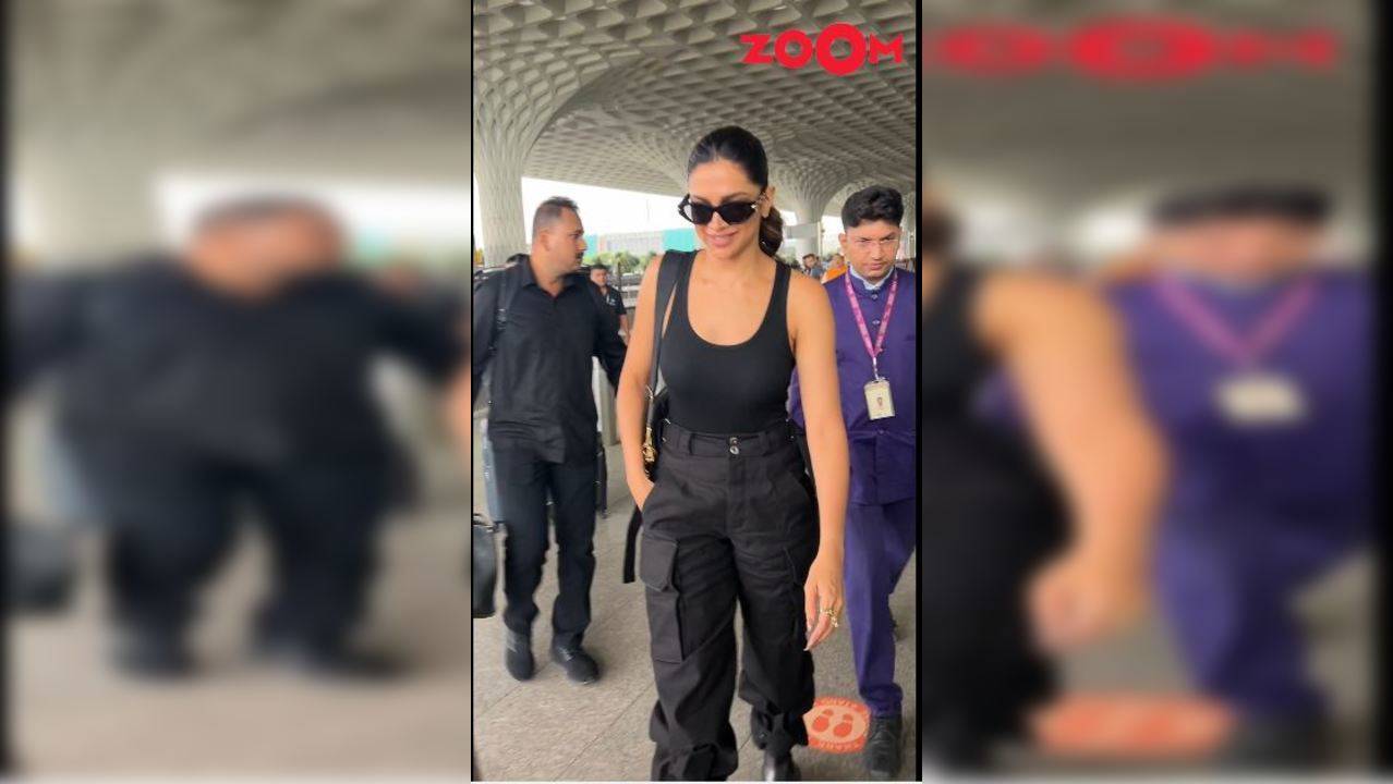 Deepika Padukone's Classy All-Black Outfit At The Airport Wins The  Internet, Watch Video - News18