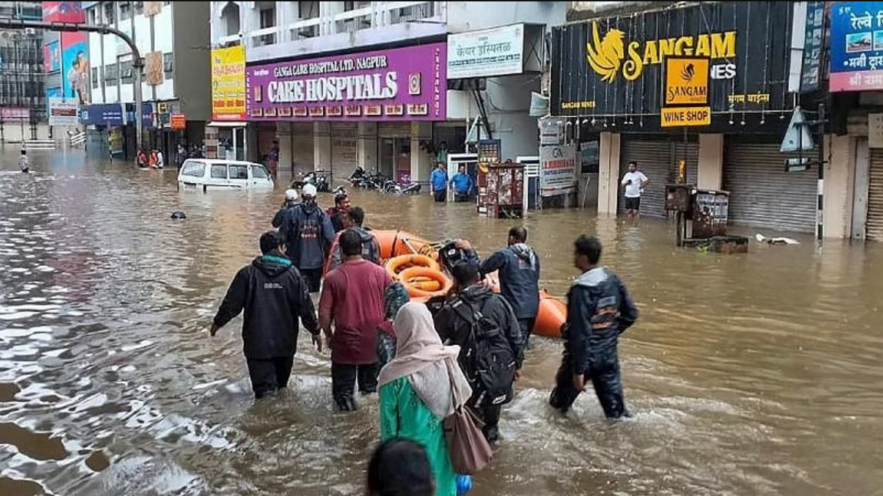 Nagpur Rains: Four People, Including Paralysed Woman Die in Floods