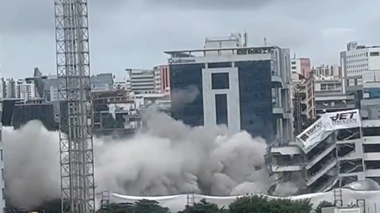 Hyderabad: Mindspace building implosion