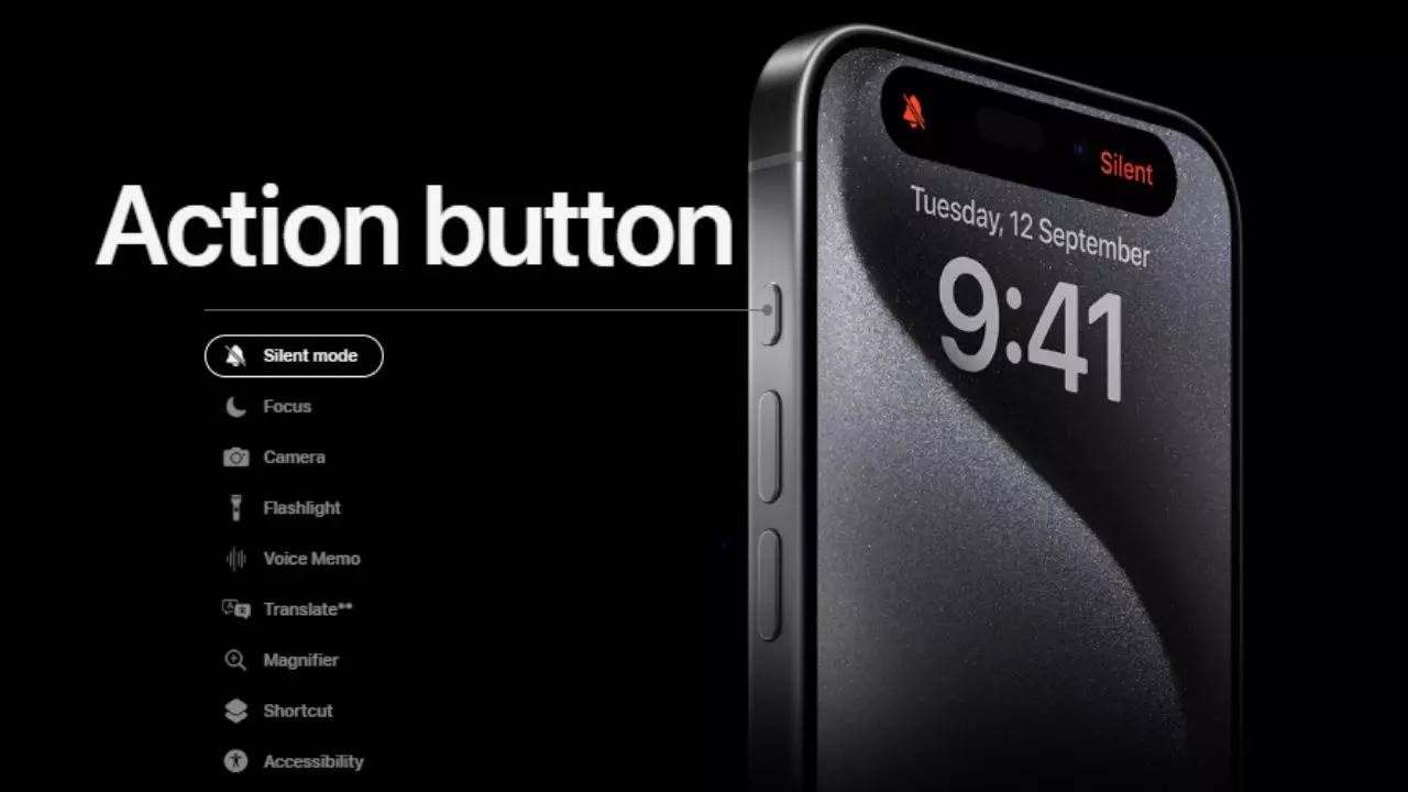 What can you do with the Action button on iPhone 15 Pro?