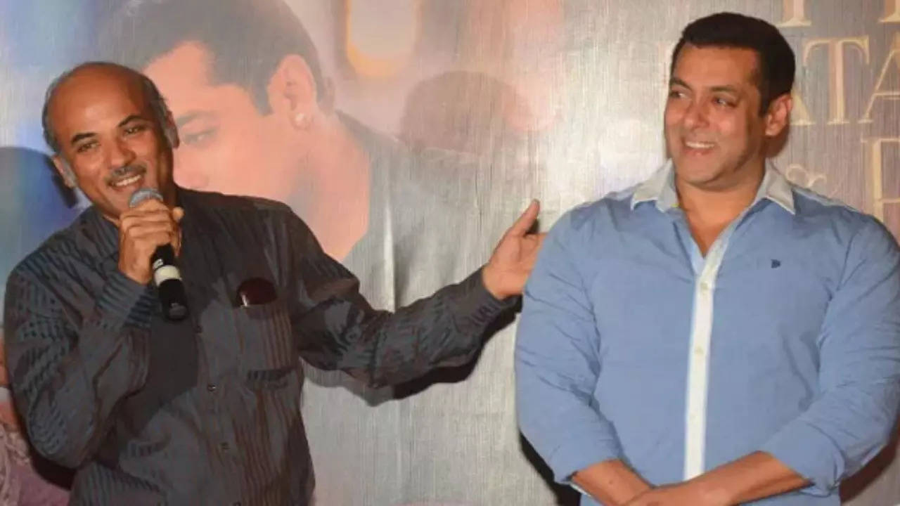 Sooraj Barjatya and Salman Khan