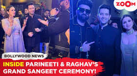 Parineeti Chopra Raghav Chadhas INSIDE video of their 90s themed Sangeet ceremony