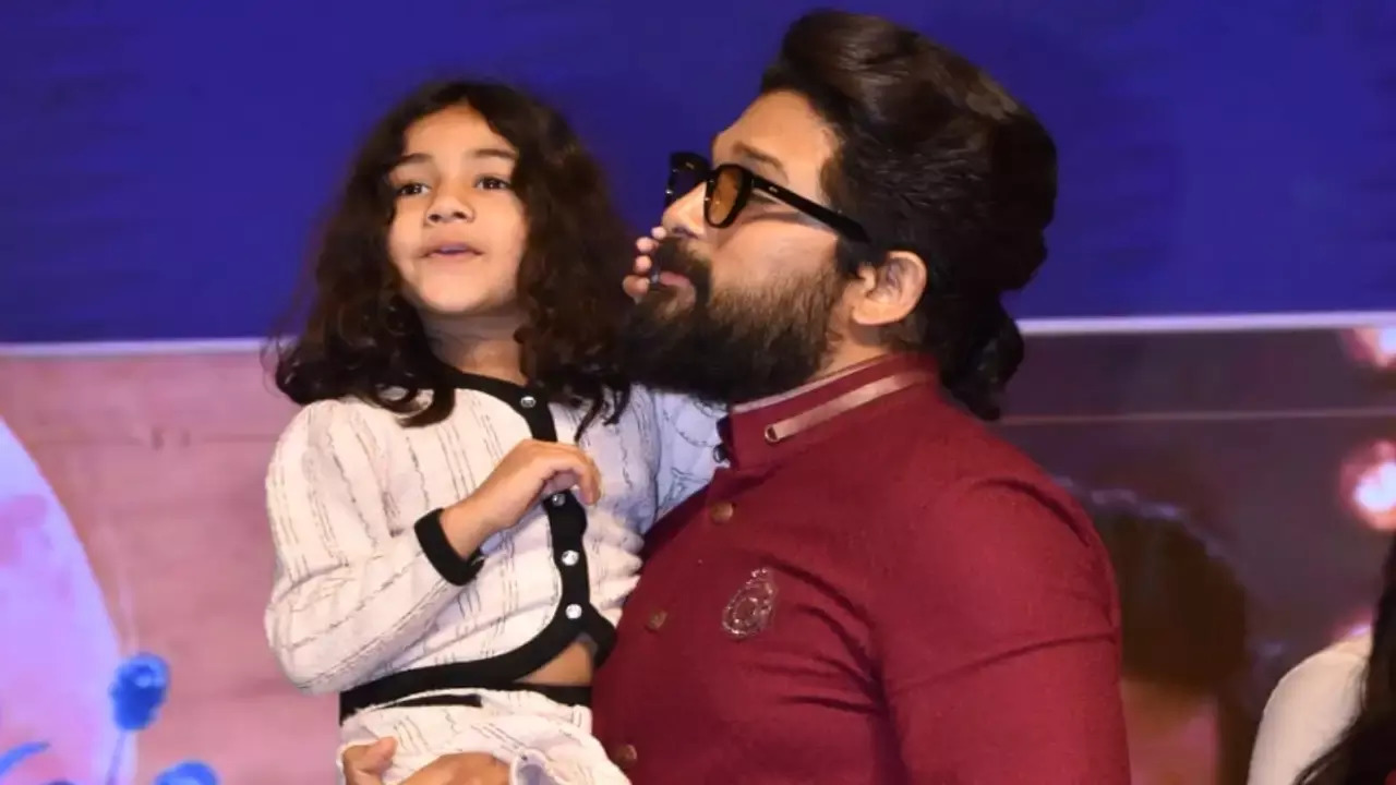 Daughter's Day 2023: Allu Arjun Spends The Day Playing With Daughter Allu Arha