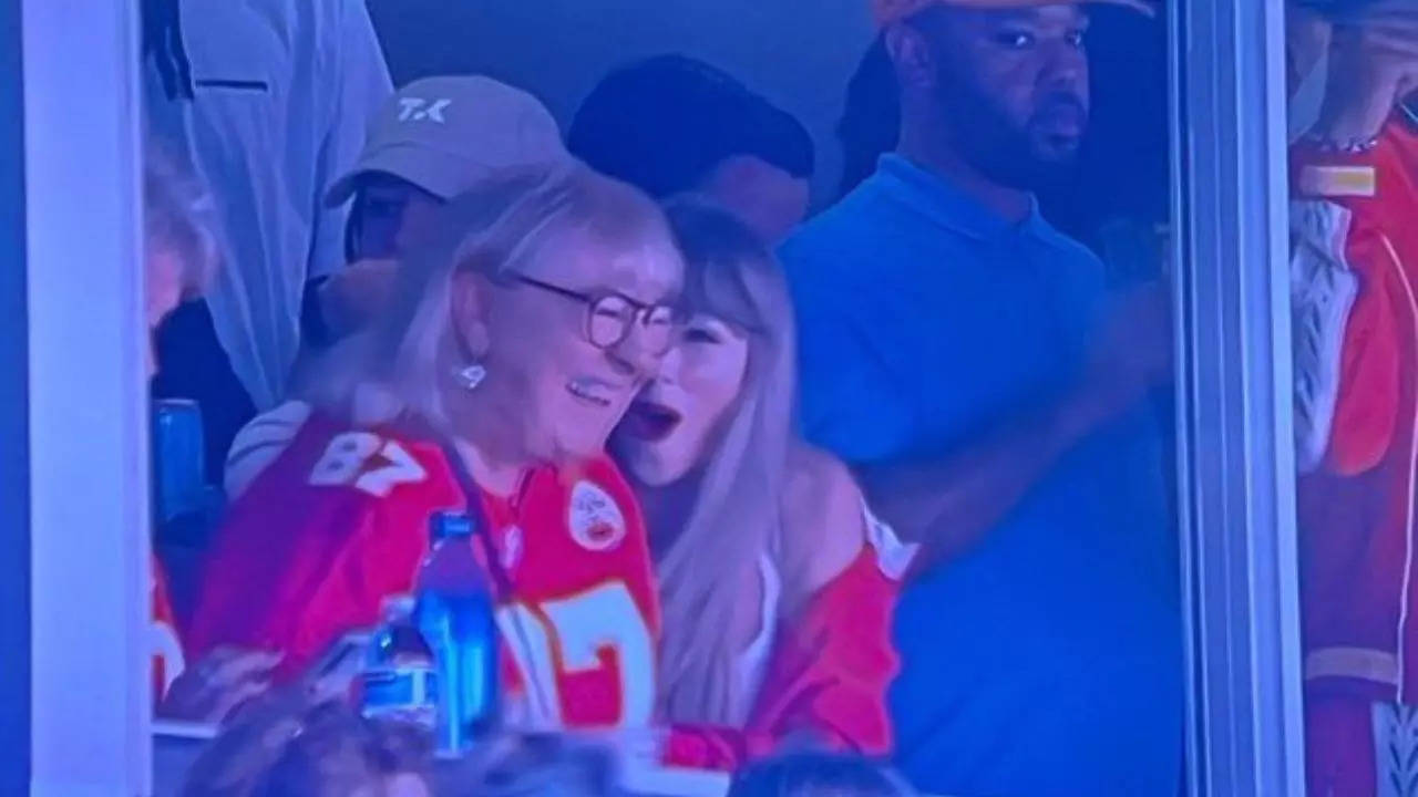 Taylor Swift and Donna Kelce were spotted together supporting Kansas City Chiefs TE Travis Kelce at the Arrowhead Stadium