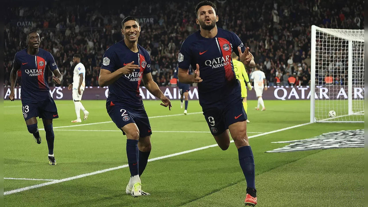 PSG beat Marseille 4-0 in Ligue 1 on Sunday