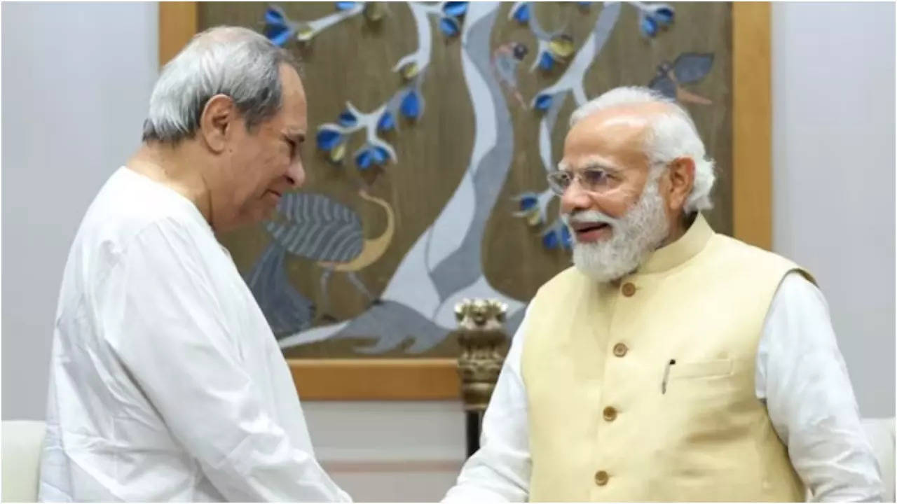 Naveen Patnaik With PM Modi (File Photo)