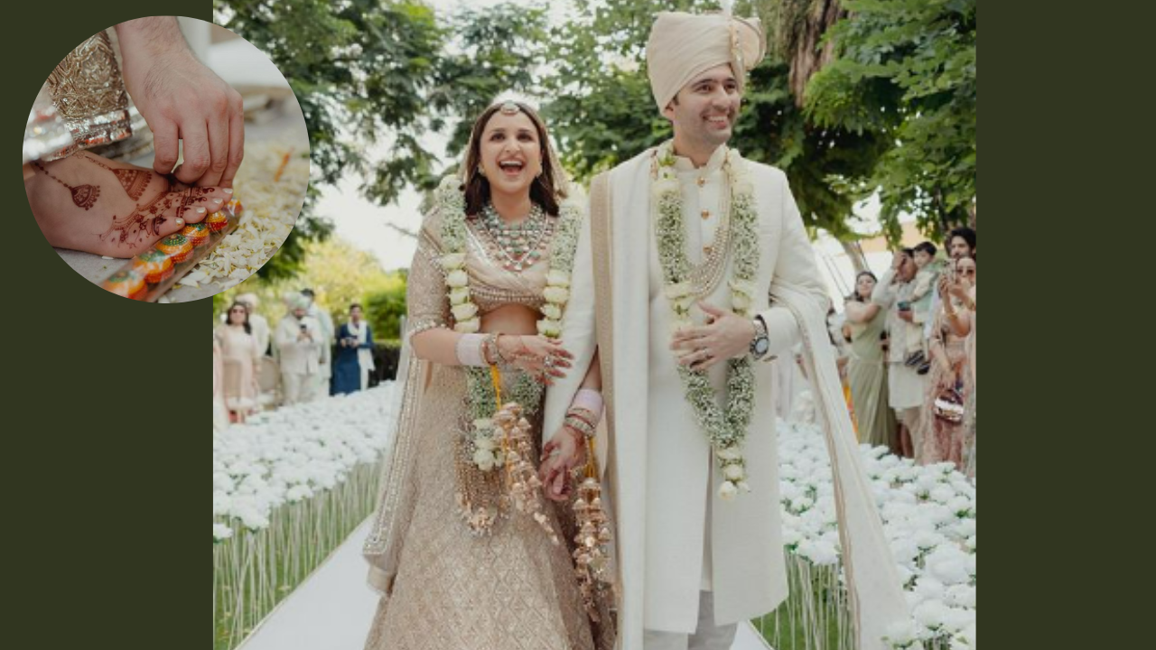 Parineeti Chopra and Raghav Chadha got married in a lavish wedding ceremony at Udaipur. Pic Credit: Instagram/Parineeti Chopra