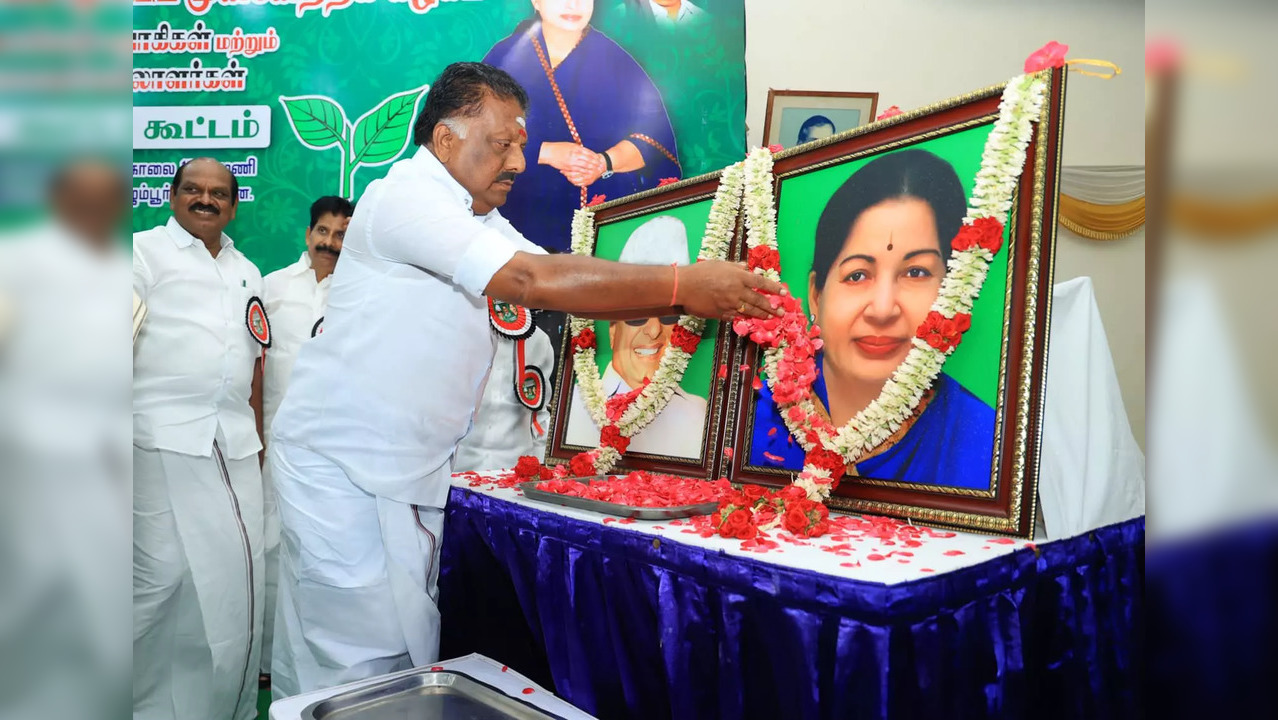 O Panneerselvam Tamil Nadu AIADMK