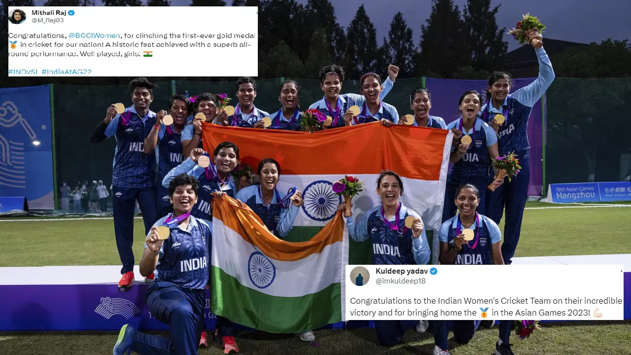 Gold Medal Is Ours: Netizens Rejoice As Indian Women's Team Defeat Sri Lanka In Asian Games 2023 Final