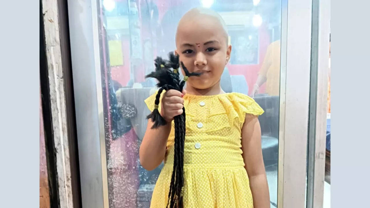 Making A Positive Impact | 5-year-old Tripura Girl Donates Hair To Maharashtra Cancer Patient