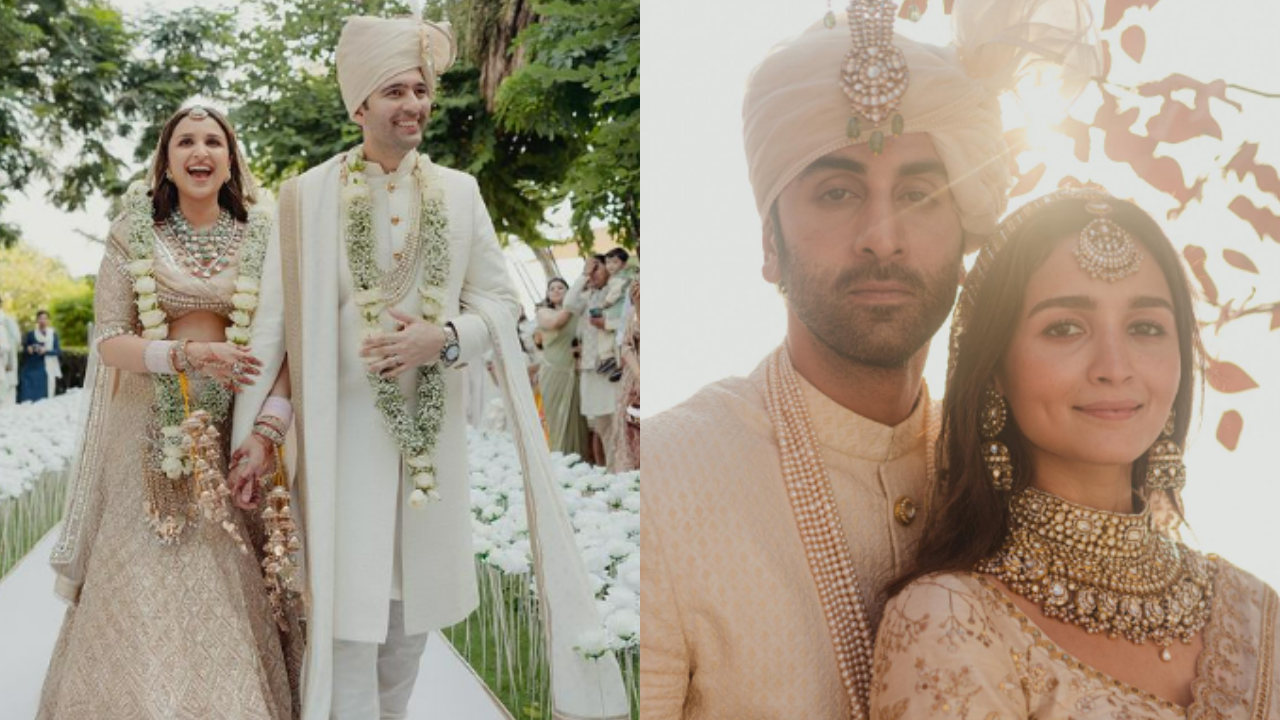 Celebrity brides who kept the hair loose on their wedding day. Pic Credit: Instagram