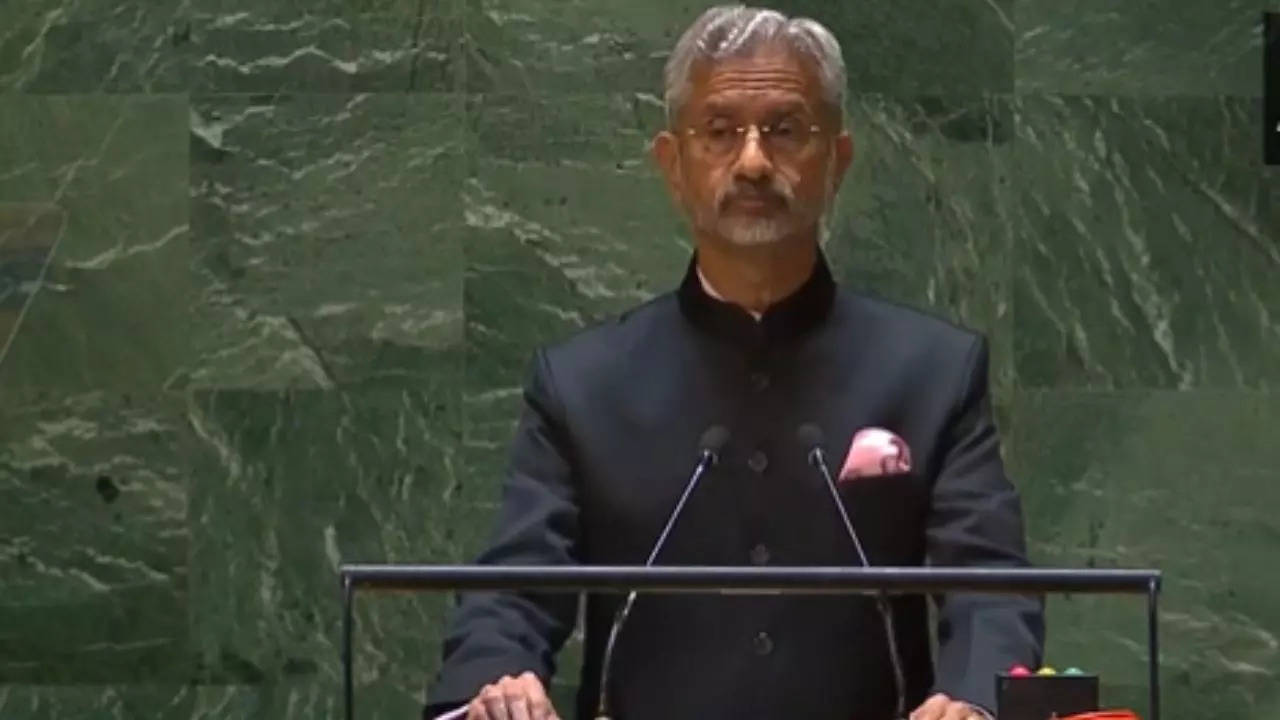 EAM Dr S Jaishankar at the United Nations General Assembly in New York