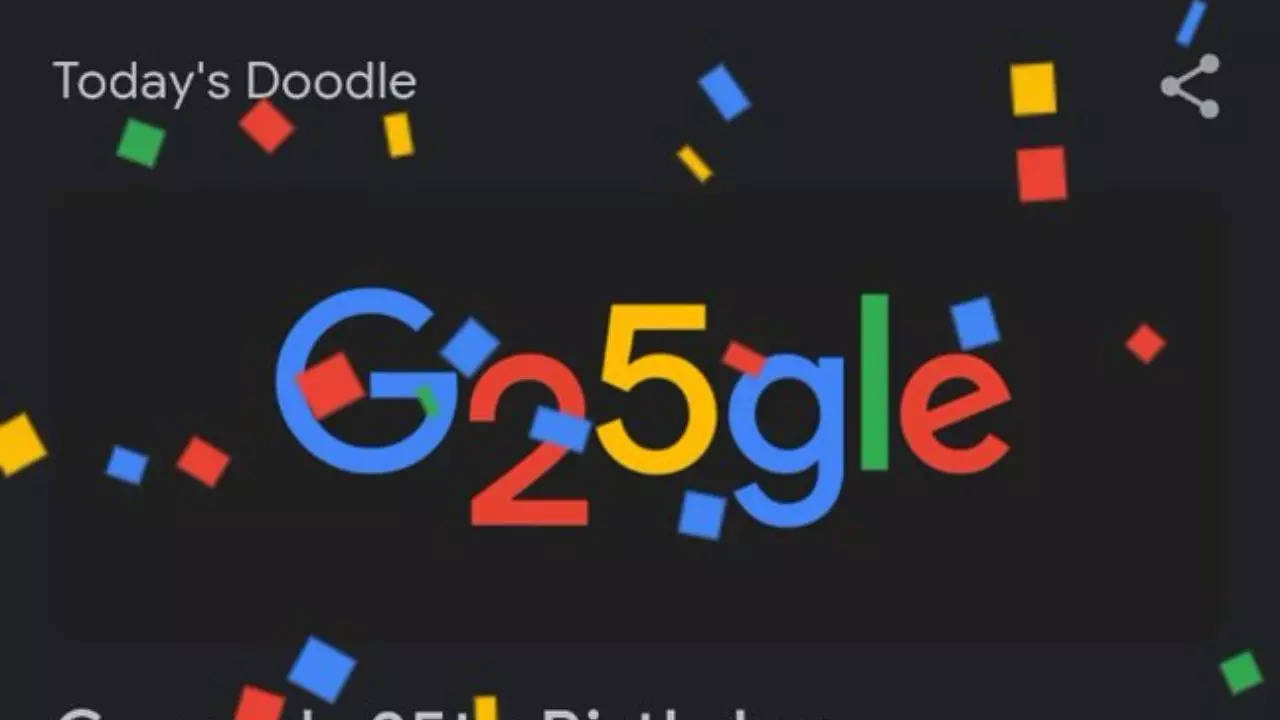 Google's 25e Verjaardag GIF